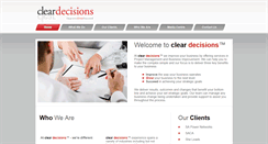 Desktop Screenshot of cleardecisions.com.au